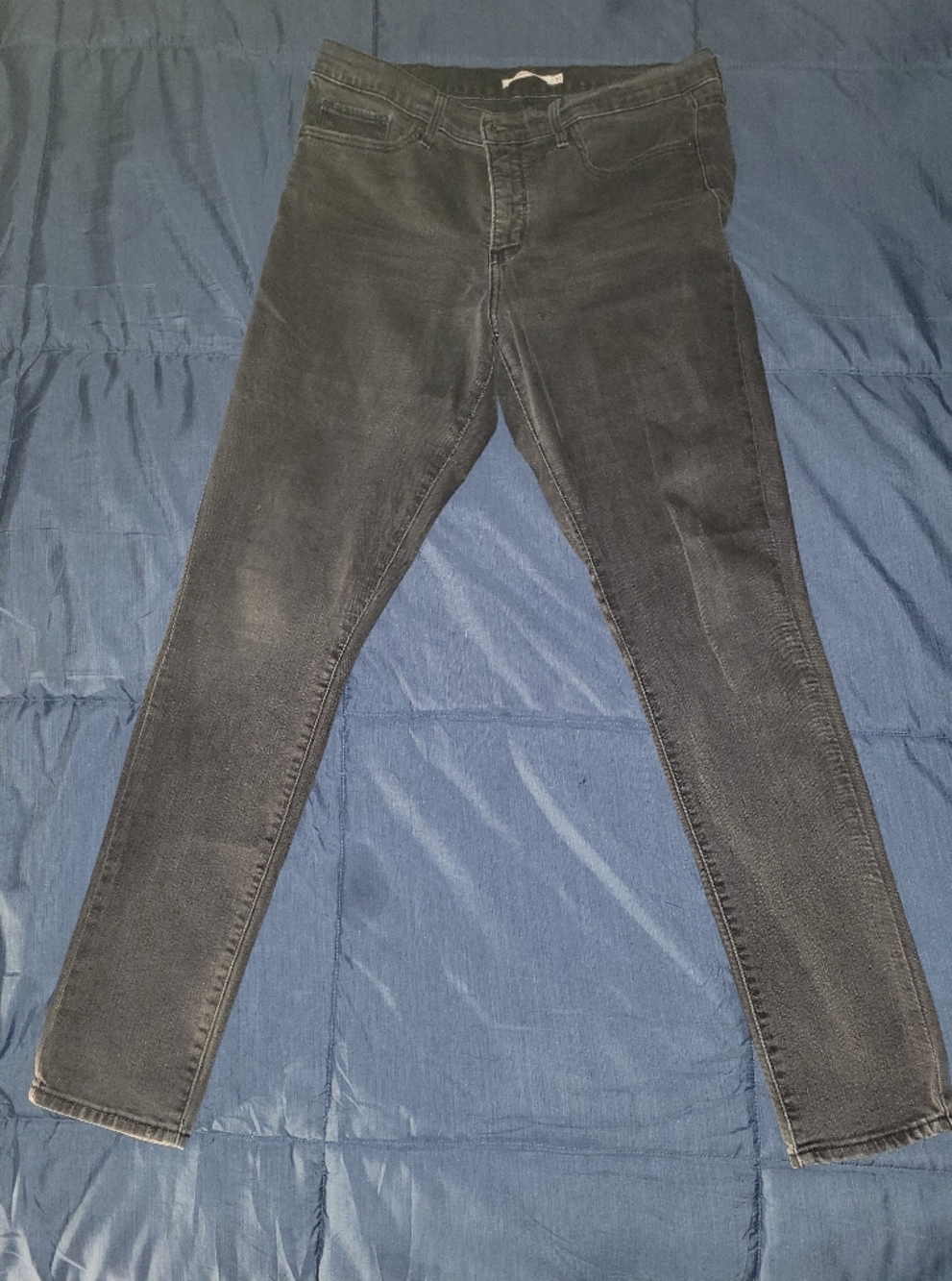 Levi's 311 Black Skinny Jeans Sz 14/32